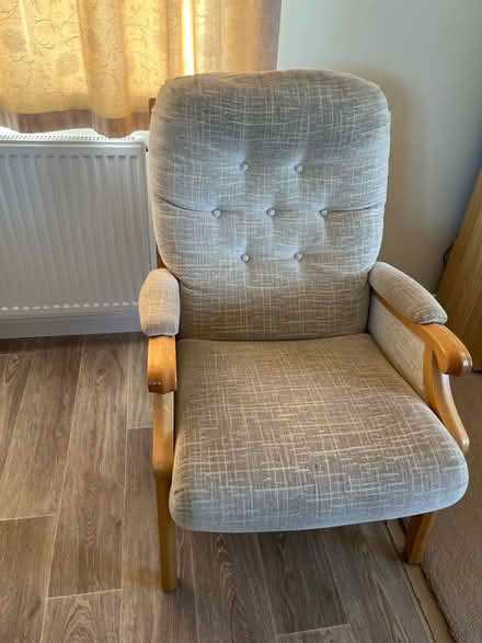 Photo of free High back arm chair (Ifton Heath SY11) #1