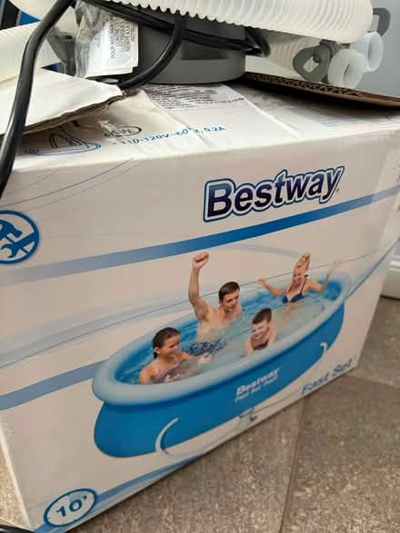 Photo of free Inflatable 8’ pool with filter (Spryfield) #1