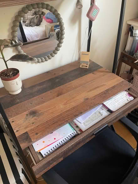 Photo of free Desk with shelves (North Sheen TW9) #2