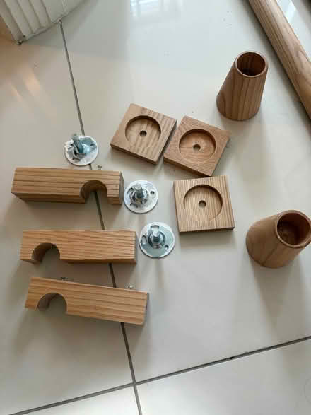 Photo of free Wooden curtain pole with fixings (Bedford Rd SG5) #1