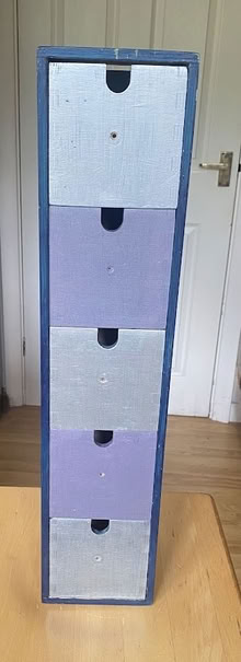 Photo of free set of 5 square drawers (St Albans AL1, nr Marshalswick) #2
