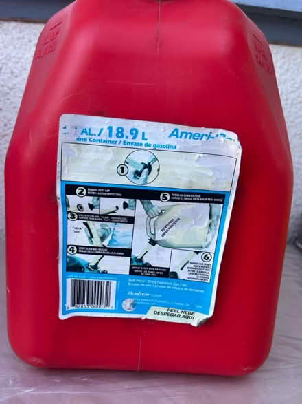 Photo of free Gas can (Sunny arts area) #2