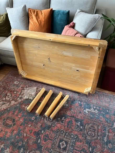 Photo of free Nice big solid pine coffee table (Kings Langley WD4) #3
