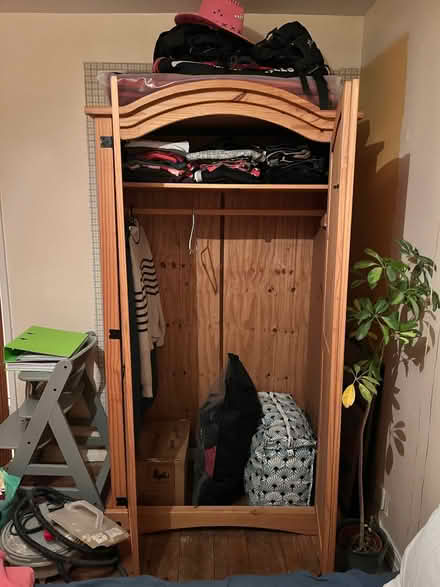 Photo of free Pine wardrobe (Bradford on Avon BA15) #2