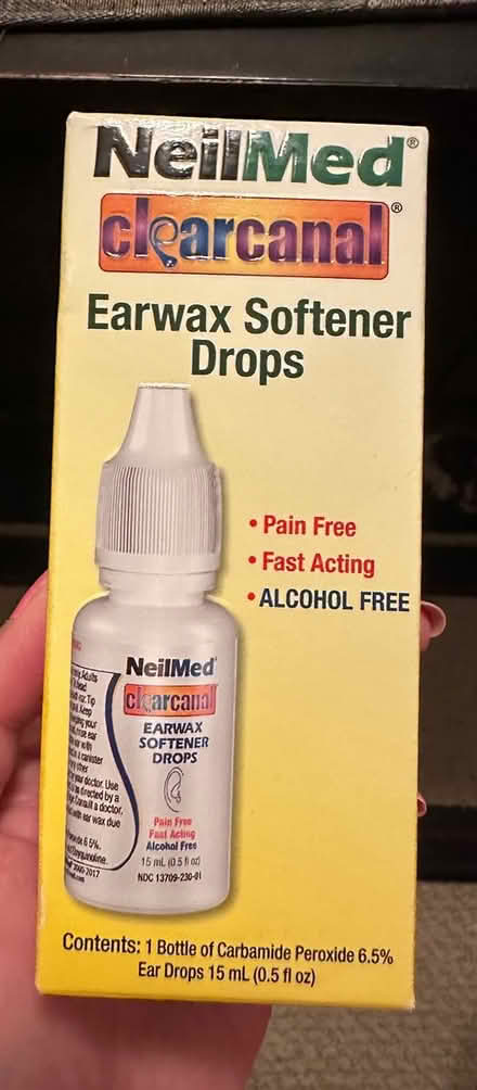 Photo of free New ear wax softening drops (San Jose) #1