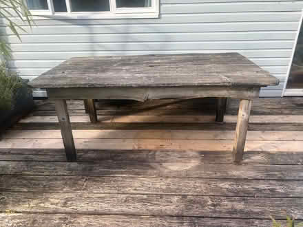 Photo of free Garden table and bench (Gladestry HR5) #1