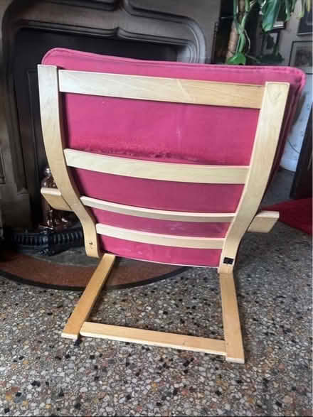 Photo of free RED IKEA. POANG. Chair (Grange-over-Sands LA11) #3