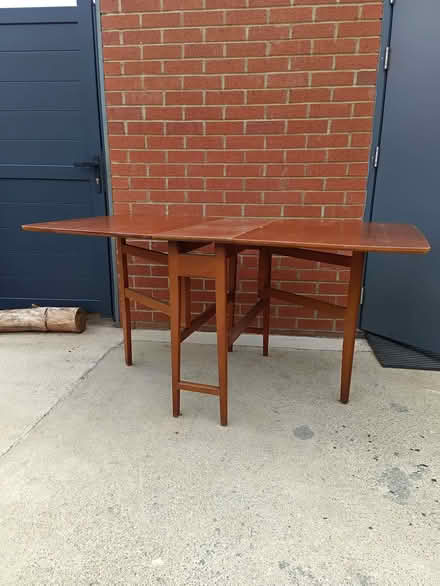 Photo of free Wooden folding table (West Sleekburn NE62) #4
