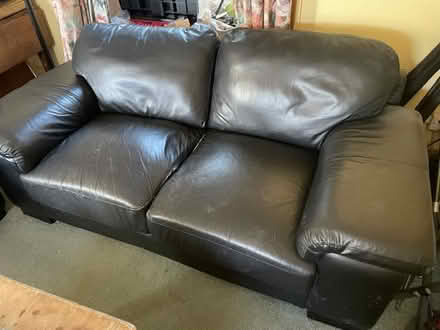 Photo of free Leather Sofas (Roches Point, Co Cork) #1
