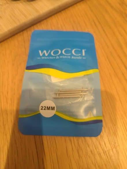 Photo of free 22 mm watch strap pins (OX4 Boulter Street) #1