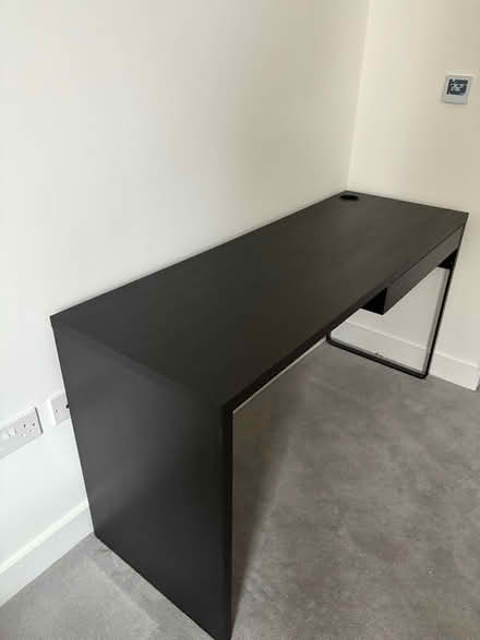 Photo of free IKEA MICKE desk – black-brown (Dagenham Docks (RM9)) #2