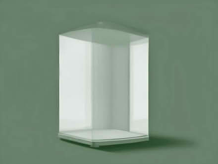 Photo of Tall Slim Glass Display Cabinet (St. Helens WA10) #1