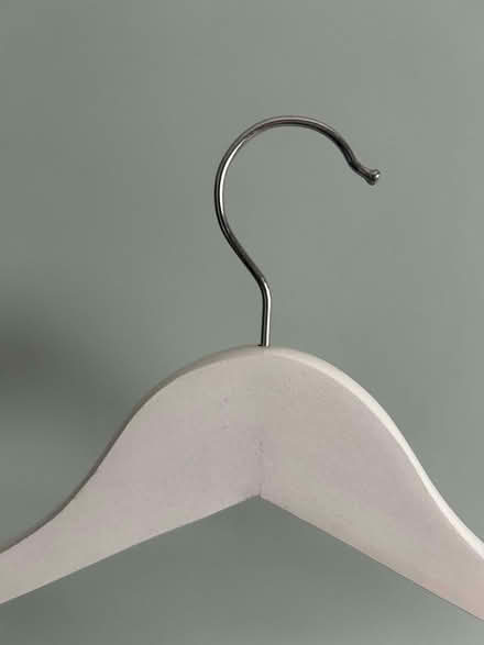 Photo of free White wooden hangers (islington N1) #3