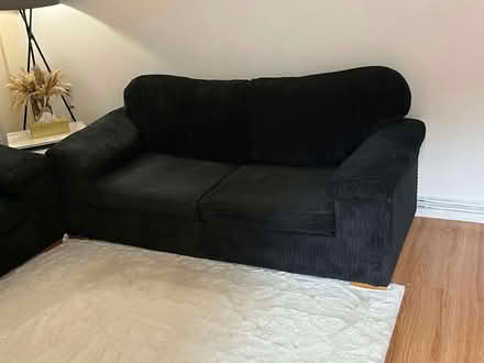 Photo of free Jumbo cord 3 seater sofa (Finsbury Park N7) #1