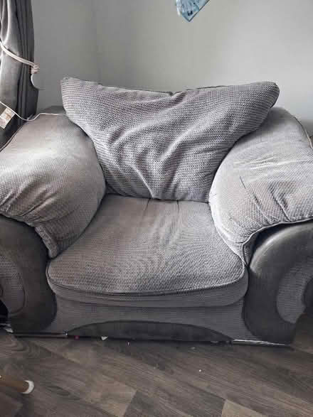 Photo of free 3 seat sofa and chair (Elworth CW11) #1