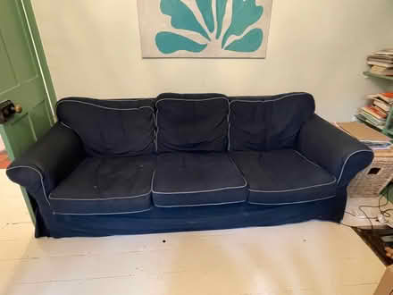 Photo of free Blue IKEA sofa (Walton Manor OX2) #1