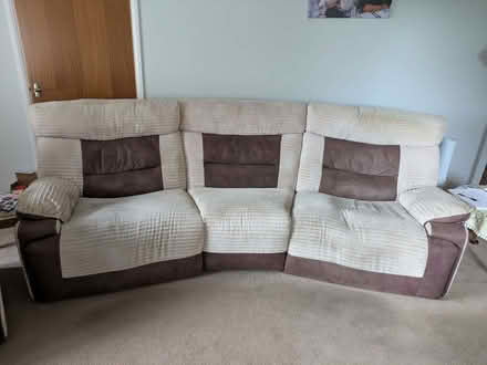 Photo of free 3 seater sofa (Yaxley IP23) #1