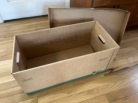 Photo of free Used Extra long banker’s box (133 Martens Blvd, San Rafael) #1