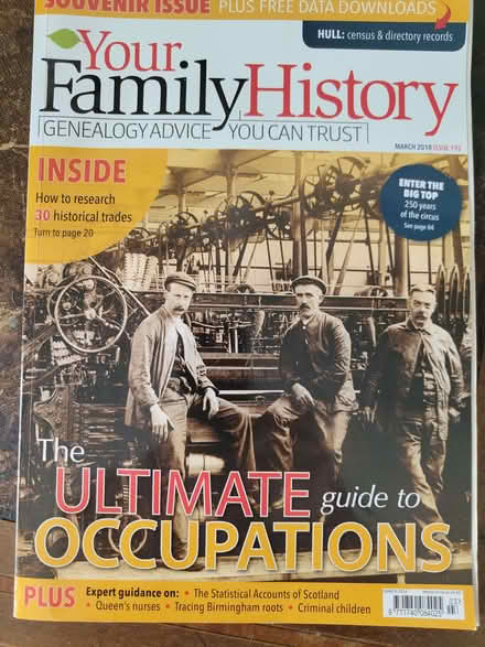 Photo of free FAMILY HISTORY magazines (Loudwater HP13) #1