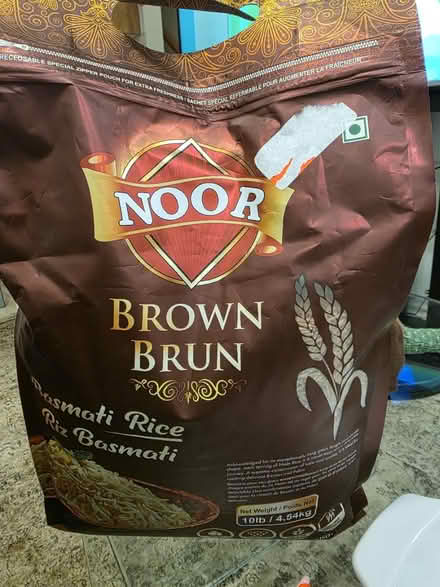 Photo of free Brown Basmati rice (Churchil Meadows & Thomas st) #1
