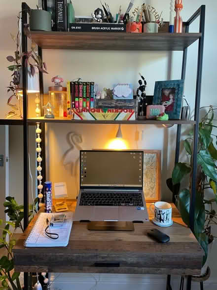 Photo of free Desk with shelves (North Sheen TW9) #1