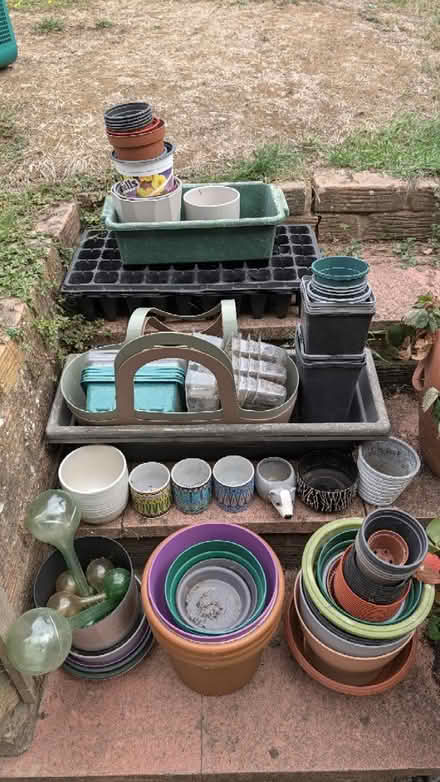 Photo of free Assorted pots & potting bits (Oxhey, WD19) #1