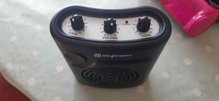 Photo of free Squires amp + microphone + bracket (Aldingbourne PO20) #3