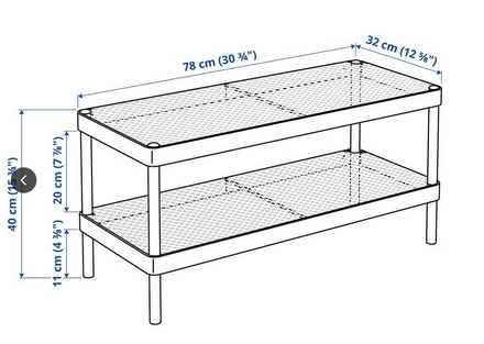 Photo of free Ikea Mackapar Shoe Rack (Ballynafoy BT6) #1
