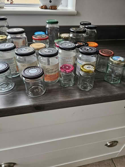 Photo of free Around 60 Clean Glass Jars with lid (Castlepoint BH8) #1