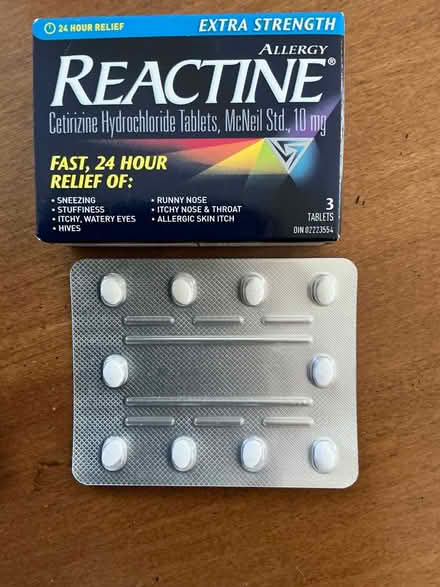 Photo of free Expired Reactine/Claritin (Vanier Pkwy and McArthur) #1