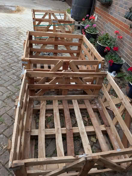 Photo of free Three wooden crates (Woolstone MK15) #4