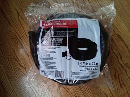 Photo of free Sump Pump Discharge Hose Kit (Fontenaix subdiv., Naperville) #1