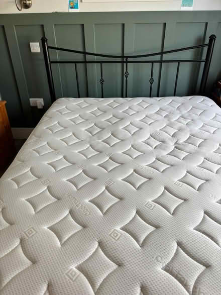 Photo of free King size black metal bed frame (Marino) #2