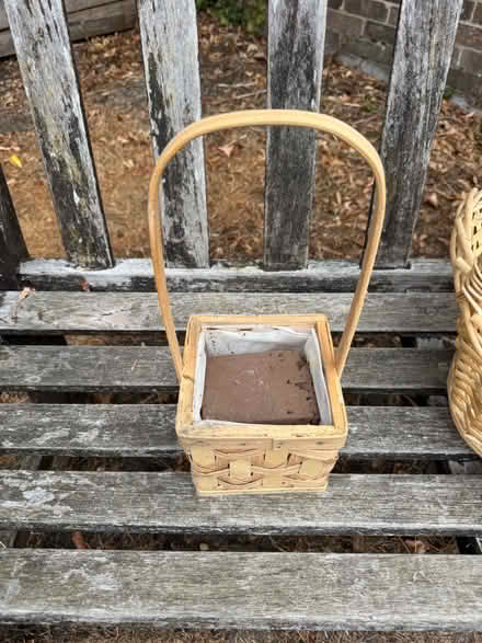 Photo of free Wicker floral basket with oasis (Cowley OX4) #1