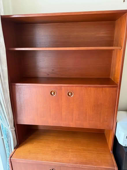 Photo of free Tall Bookcase with cupboards (Beeston Regis, Sheringham NR26) #1