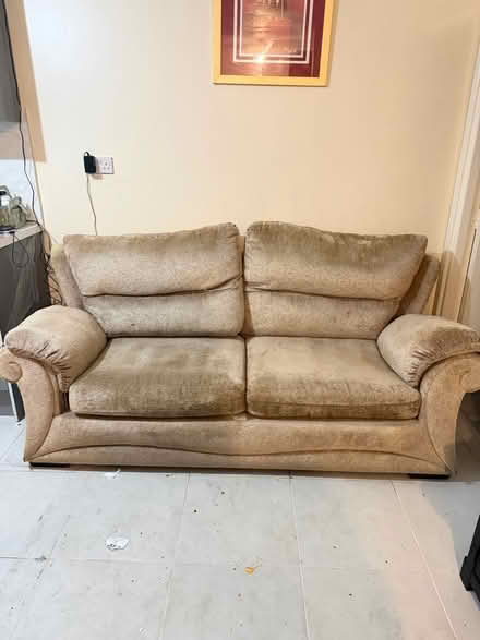Photo of free Soft 3 seater sofa (Dy1 1uh) #1