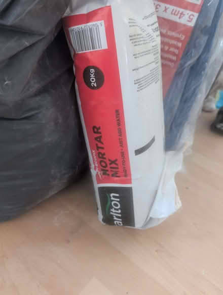 Photo of free 1 sheet of plaster board, 2 bags bonding adhesive and 1 bag (Marsland Green WN7) #3