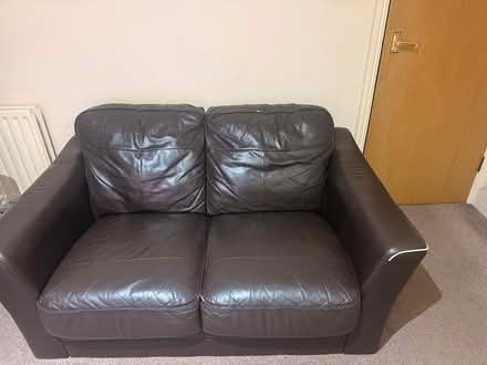 Photo of free 2-Seater Leather Sofa (Redhill) #2