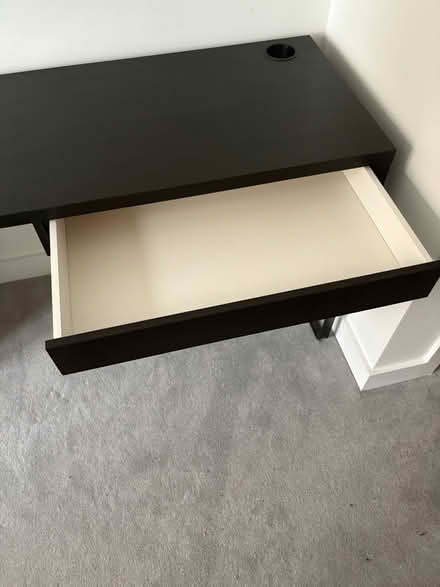 Photo of free IKEA MICKE desk – black-brown (Dagenham Docks (RM9)) #4