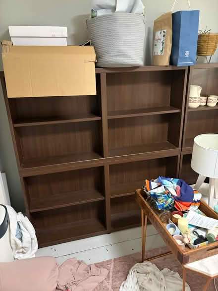 Photo of free Brown shelving units x4 (BA15 central BOA) #1