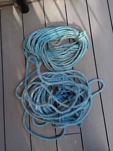 Photo of free Two lots of blue rope (Branksome Chine BH13) #2