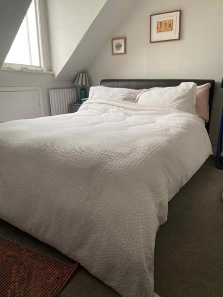 Photo of free double bed with mattress (Newington Green N5) #1