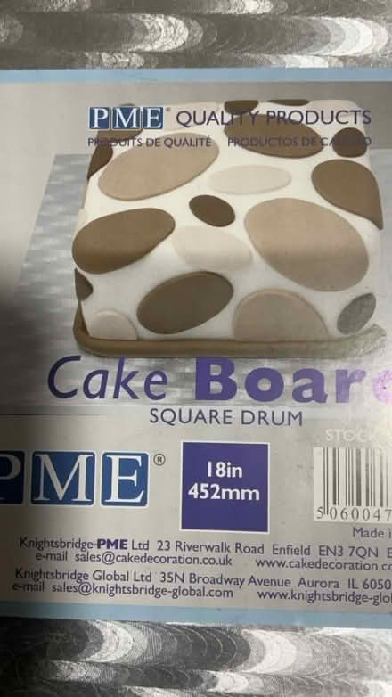 Photo of free 18” Square Cakeboard (Weston Rhyn SY10) #1