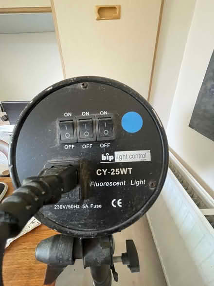Photo of free 2 x BIP Black studio lights on stands (North Finchley N12) #4