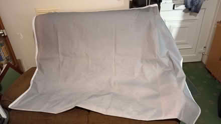 Photo of free Photography Vinyl Backdrop Cloth in tie-dye silver grey (Boscombe BH5) #1