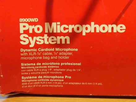 Photo of free Shure 8900WD Microphone System (Palo Alto) #1