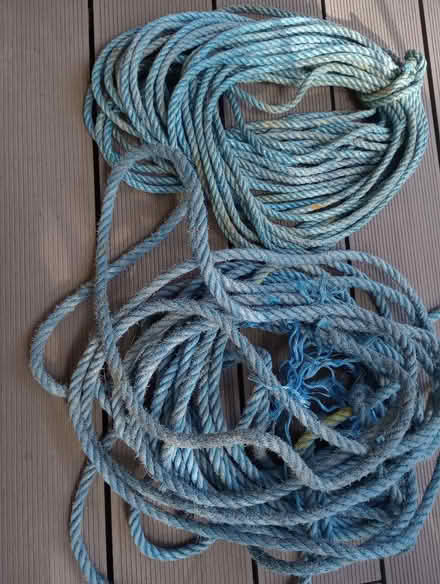 Photo of free Two lots of blue rope (Branksome Chine BH13) #1