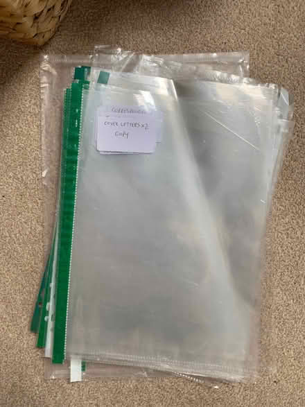 Photo of free Plastic wallets pouches filing (Bernards Heath AL1) #1