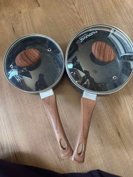 Photo of free 2x Nuovva Saucepans*** (Bounds Green N11) #1