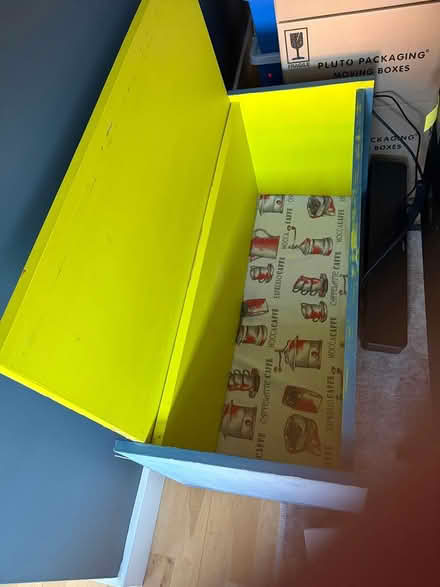 Photo of free Large wooden painted chest (Bold Street area L1) #3